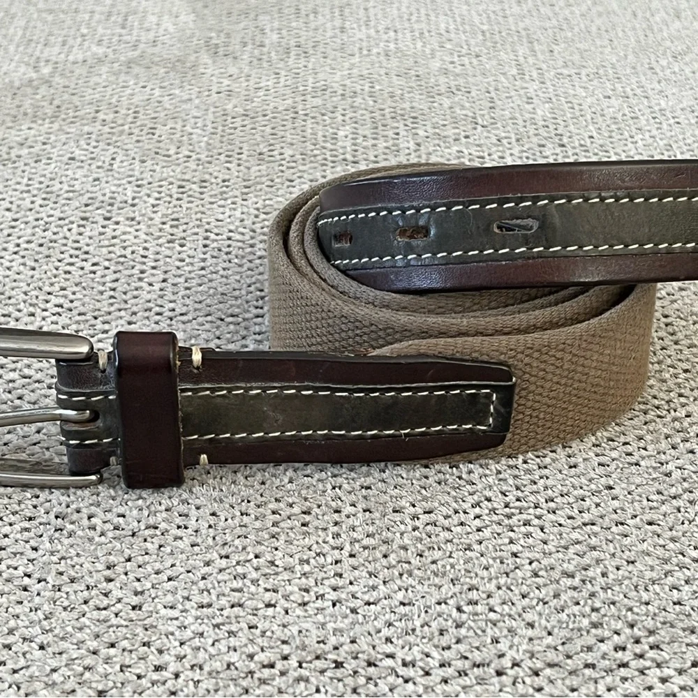Nordstrom Canvas & Leather‎ Belt 44